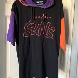 VINTAGE 90s STARTER shirt Phoenix Suns with double hood and beaded strings (rare